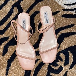 Nude Strapy Block Heal Sandals